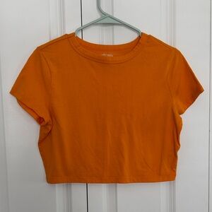 Wild Fable Vibrant Orange Crop Top